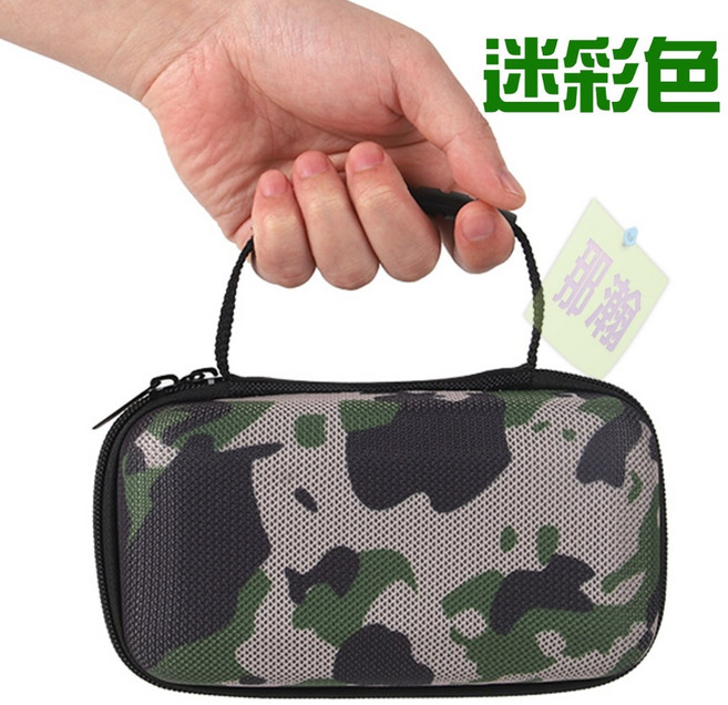 多功能音樂播放器 藍牙無線音響 支援卡/USB/AUX 老人隨身聽, 只有收納包【迷彩色】手把保護收納包