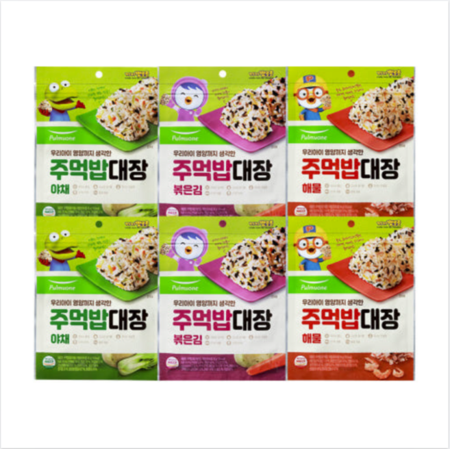 풀무원 주먹밥 대장 야채 + 볶은김+해물, 주먹밥 대장 볶은김 30gx6개, 30g, 1개