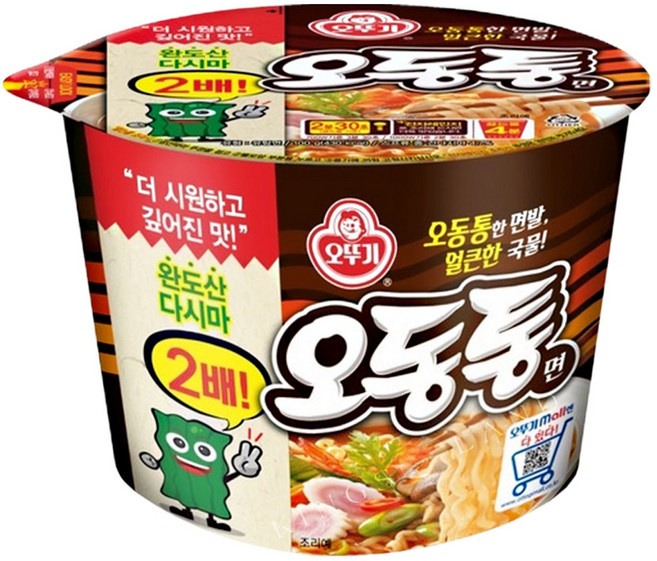 오뚜기 오동통면 컵라면 100gX4개, 4개