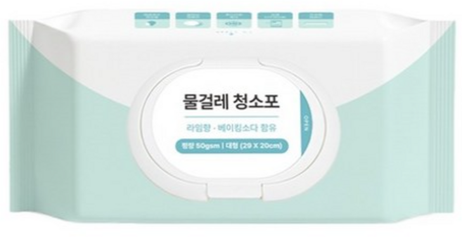 아임클린 베이킹소다 물걸레 청소포 대형 30매, 5개