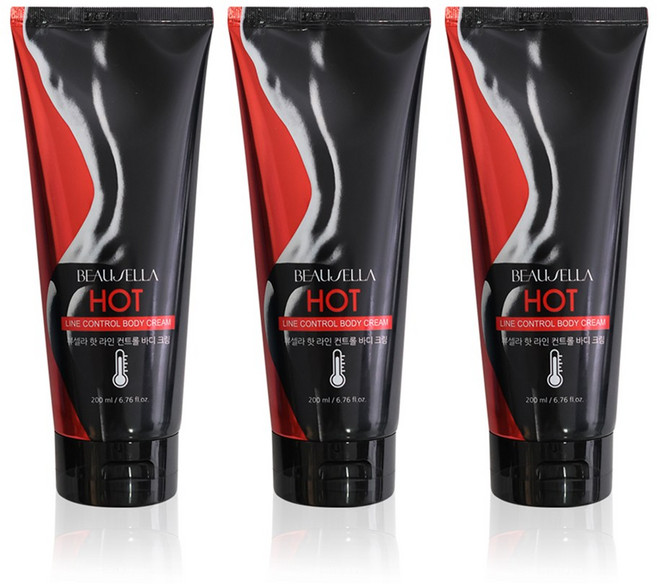 뷰셀라 핫라인 컨트롤 바디 크림 3개 200ml