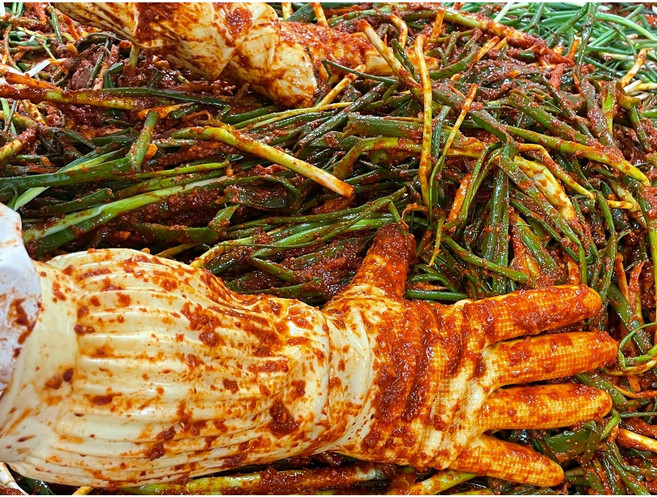 정만농수산 30년전통 당일생산 당일발송 알싸한 최상급 파김치, 3개, 1kg