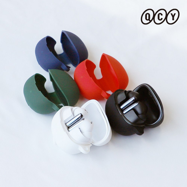 QCY HT08 Hires 실리콘케이스 멜로버즈 프로 / 플러스 보관케이스, 레드, 레드