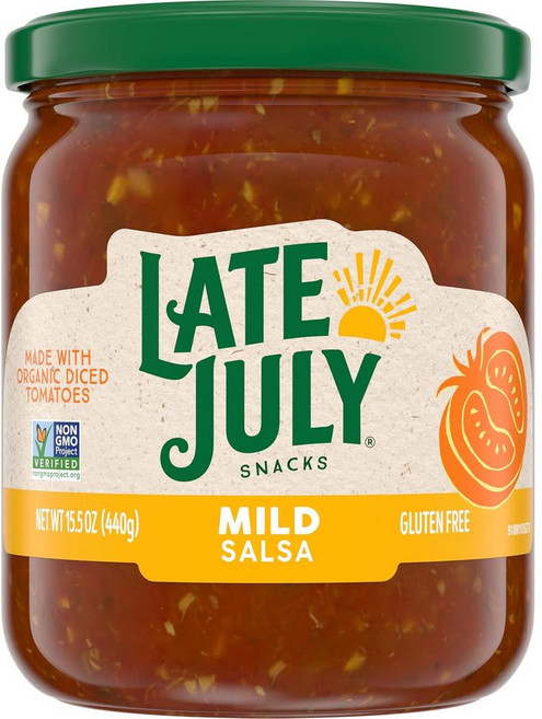 Late July 스낵 마일드 살사, 1개, 439g