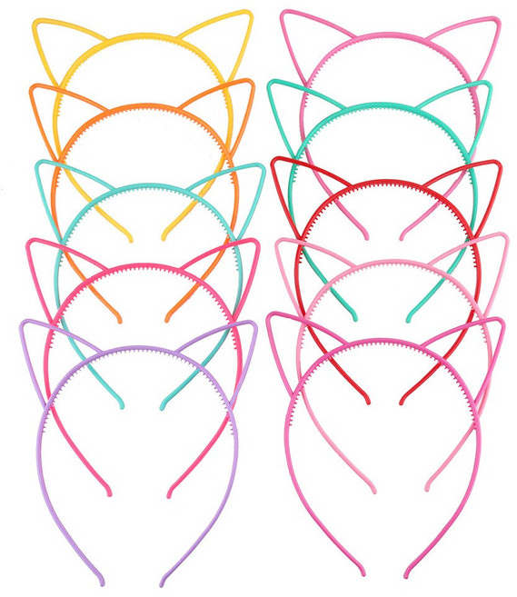 와팜 고양이 귀 머리띠