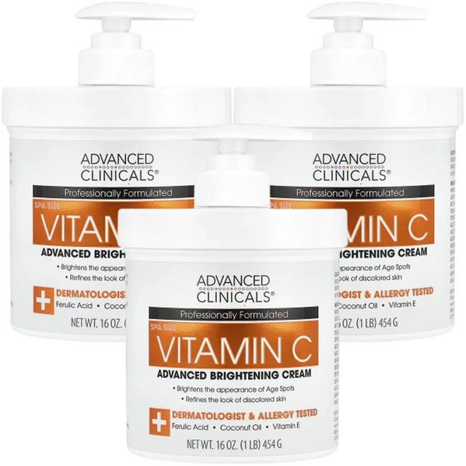 Advanced Clinicals Vitamin C 비타민C 454g 3팩 - 쿠팡