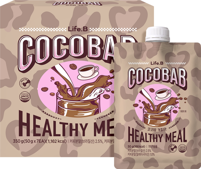 코코밥 커피맛 7개입 COCOBAB, 1박스, 350g