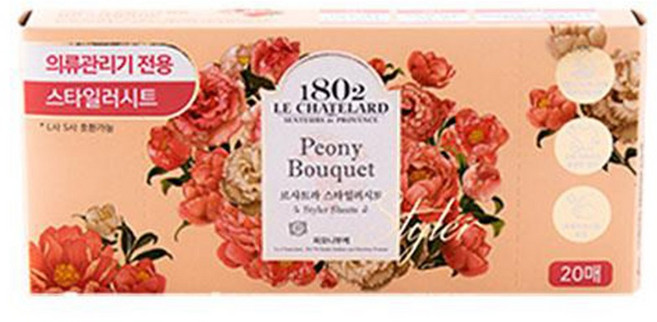 르샤트라 의류관리기용 피오니부케(20매) x10개, 20매, 10개