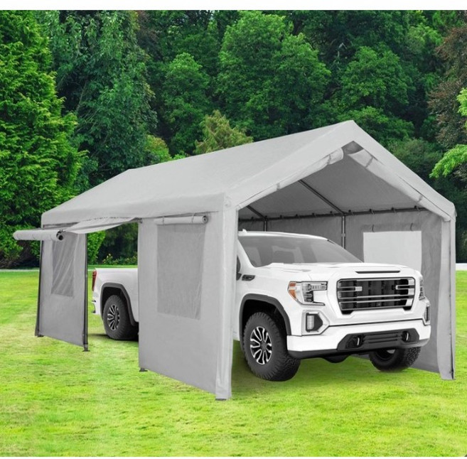코스트코 차량용 대형 간이천막 3mX6m, 그레이