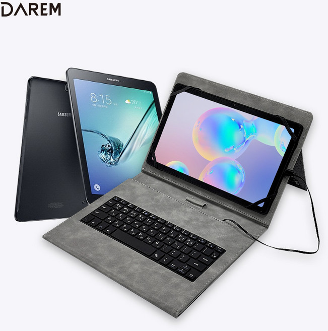 삼성 갤럭시탭 S S2 공용 북커버 C타입 유선 키보드 케이스 921 922, 1개