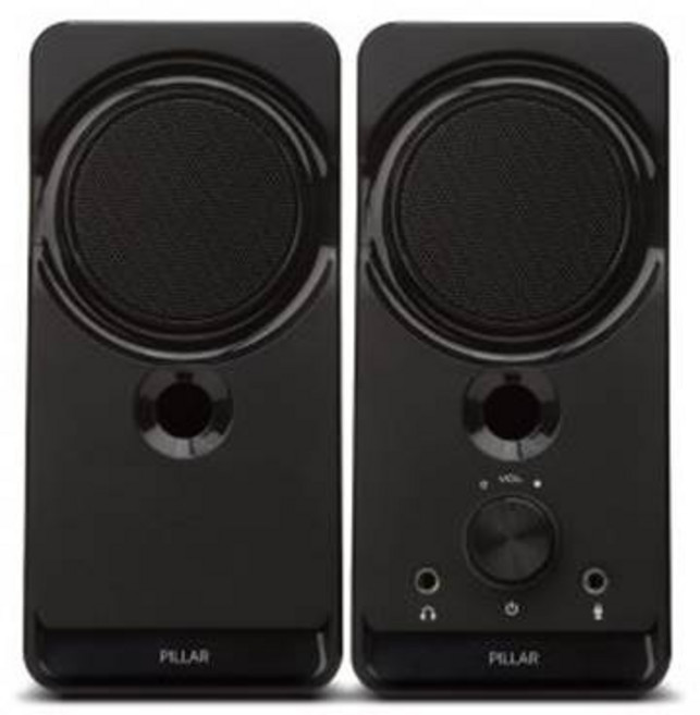 PILLAR SY-3000PLUS 2채널 스피커, 블랙