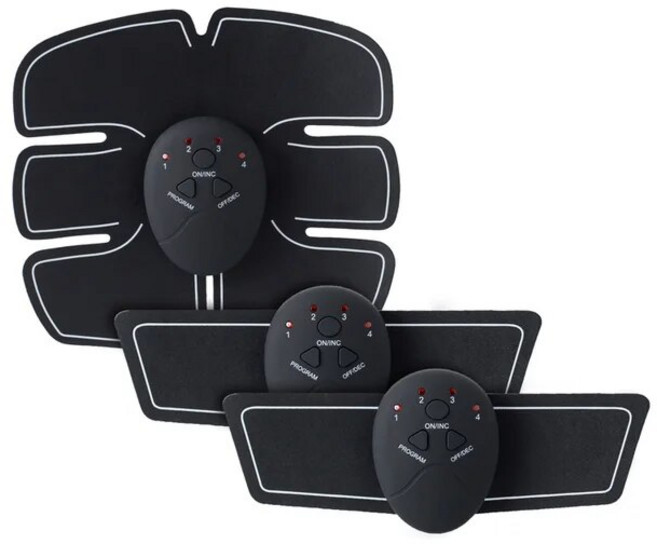 EMS마사지기 마사지건 발마사지기 전기 근육 자극기 EMS 무선 엉덩이 트레이너 복부 ABS 피트니스 바디 슬리밍 마사지, 6 pack 3in1, 6.6 pack 3in1