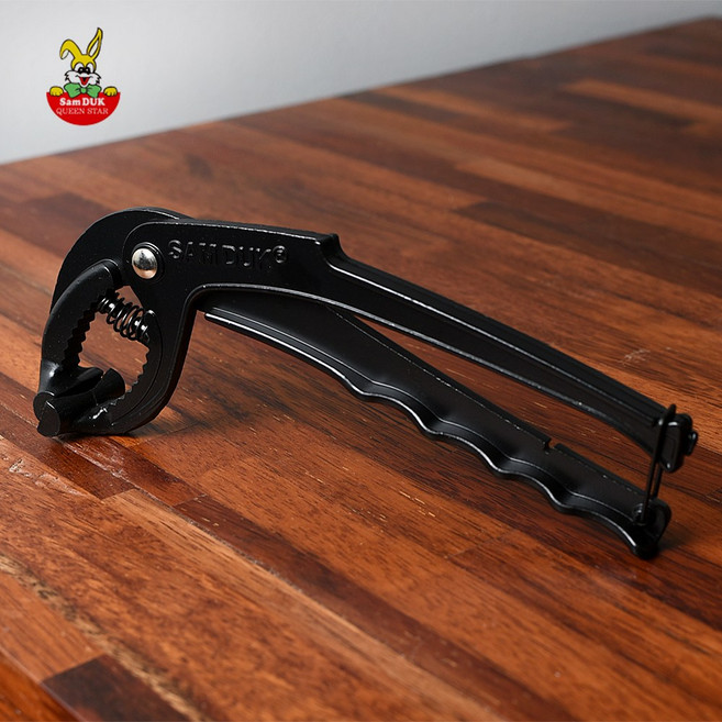 삼덕 퀸스타 알루미늄 스프링 주방 집게/뚝배기 냄비 오븐 무쇠팬, 1개