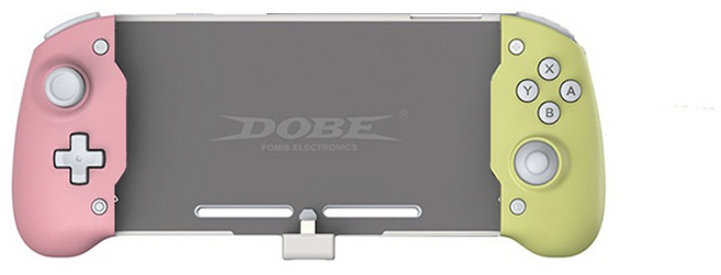 DOBE 二代 SWITCH/SWITCH OLED 直插式 手把 控制器, 粉黃色, 1個