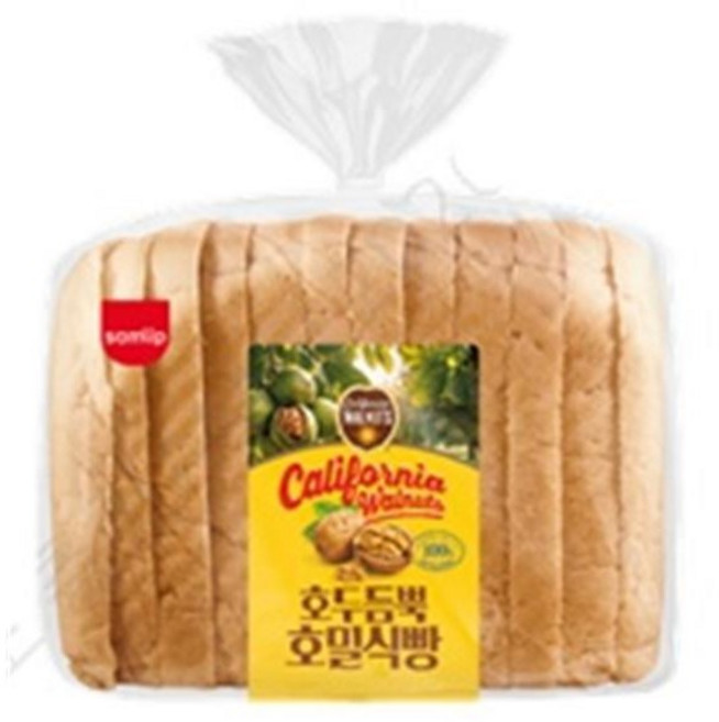 삼립 토스트 샌드위치 호두듬뿍 호밀식빵, 1개, 385g