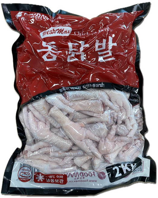 프레쉬맥스 닭발 원료 통닭발 2Kg, 2kg(1개), 1개