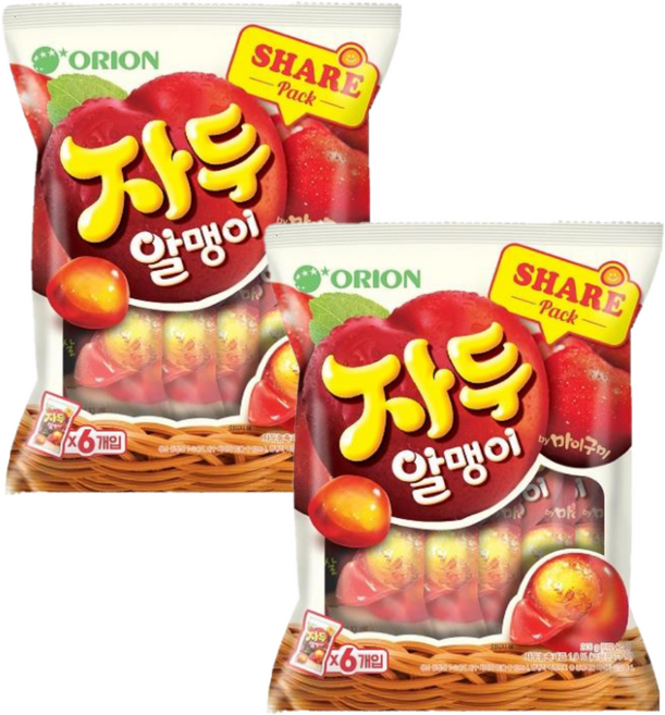 오리온 자두 알맹이, 216g, 2개