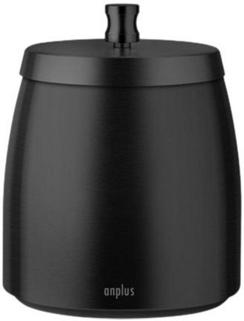 앙플러스 냄새꾹 스테인리스 담배 재떨이 일반형 대, 1개, 블랙