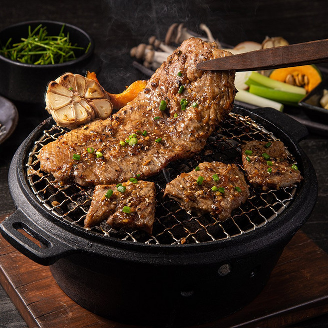 양념 돼지갈비 왕구이 목살 400g, 1개