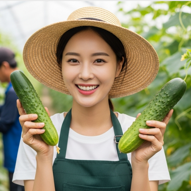 [한정수량특가] 6차완판! 국내산 산지직송 당일작업 백오이 취청오이 가시 오이 정품 못난이 가정용 대용량, 1개, [수분의여왕] 백오이 (가정용/못난이) 50개