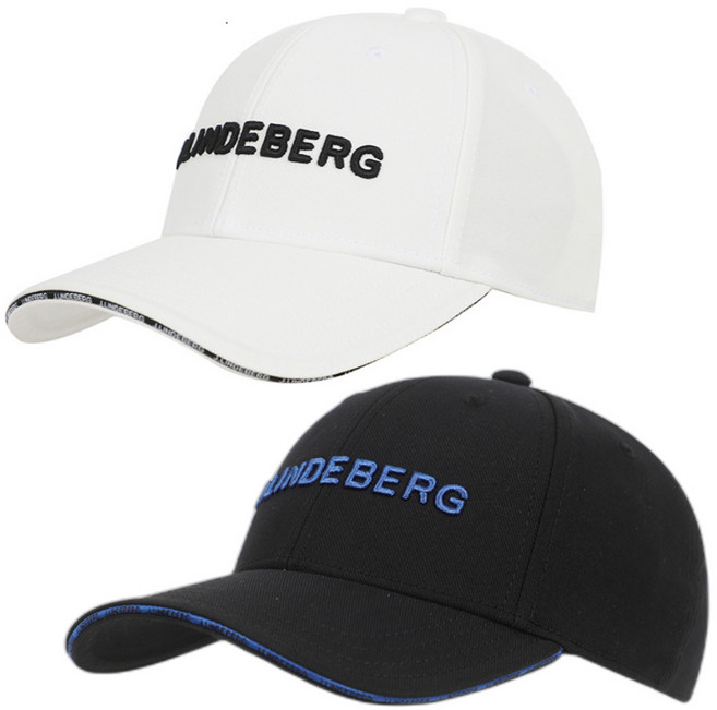 [정품] 제이린드버그 남성 골프 모자 남자 헨릭 캡 화이트 블랙, FREE/블랙, 1개