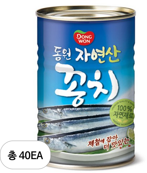 동원 꽁치, 300g, 40개