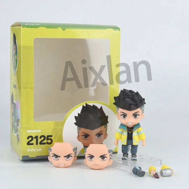 사이버펑크굿즈 사이버펑크피규어 캐릭터 10cm 데이비드 루시, 2125 box, 1개