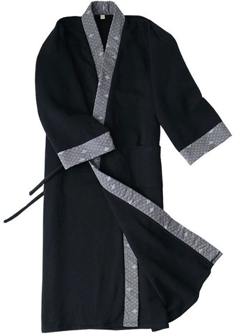 기모노 잠옷 파자마 유카타 가운 남성용 실내 두꺼운 용품