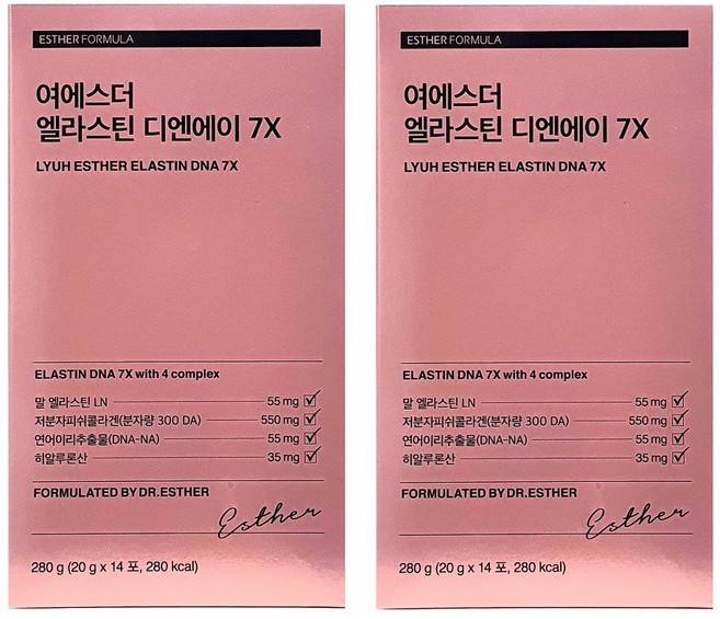 여에스더 엘라스틴 디엔에이 7X, 280g, 2개