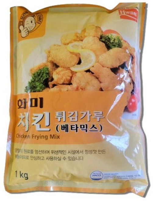 (무료배송) 화미 치킨튀김가루(베타믹스) 1kg, 5개