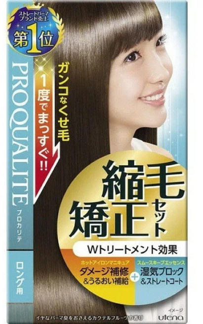 utena 佑天蘭 縮毛矯正自然捲拉直膏 燙染受損髮質適用 輕鬆打造柔順直髮, 1個, 長髮