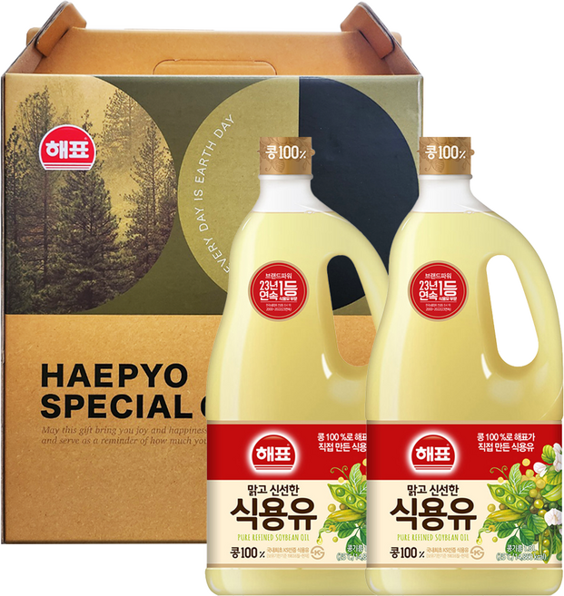 해표 식용유 1호 선물세트, 2개