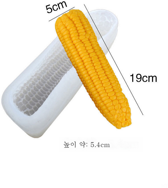 단오고구마 옥수수 실리콘 몰드 무스 케이크 몰드 입체 젤리 프렌치 베이킹 아이스격금형, 1개