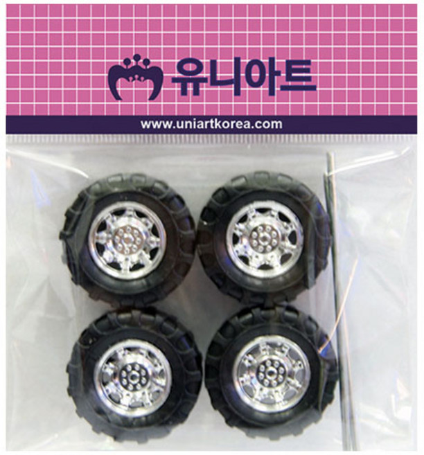 유니아트 1200 자동차바퀴 중, 1개