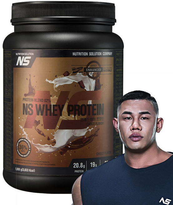 NS 웨이프로틴 초코맛 단백질보충제 프로틴, 1개, 1kg