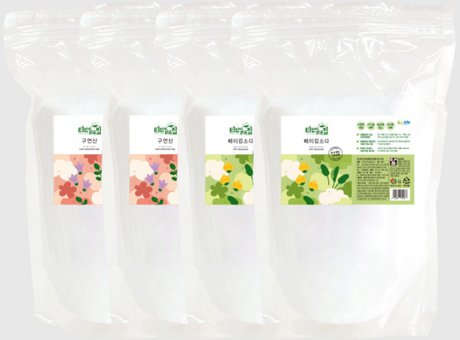 조이라이프 구연산+베이킹소다 4kg (각1kg지퍼백), 1개