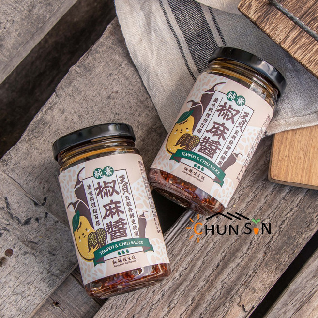 翔鶴佳 天貝椒麻醬 (純素) 220g, 1個