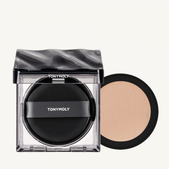 토니모리 스킨톤 픽싱 커버 쿠션 파운데이션 본품 + 리필 세트, 02베이지(본품+리필), 1개