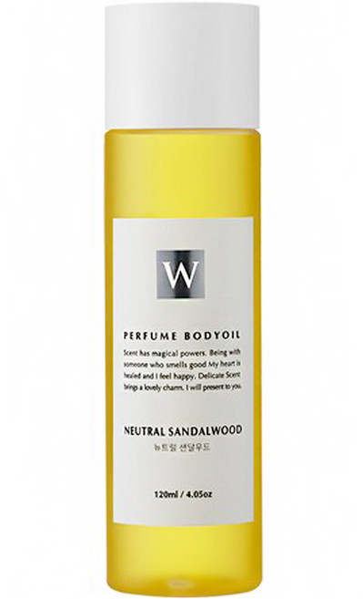 화이트센트 자연유래 퍼퓸 저자극 향 좋은 고보습 마사지 바디오일, 120ml, 1개, 뉴트럴 샌달우드