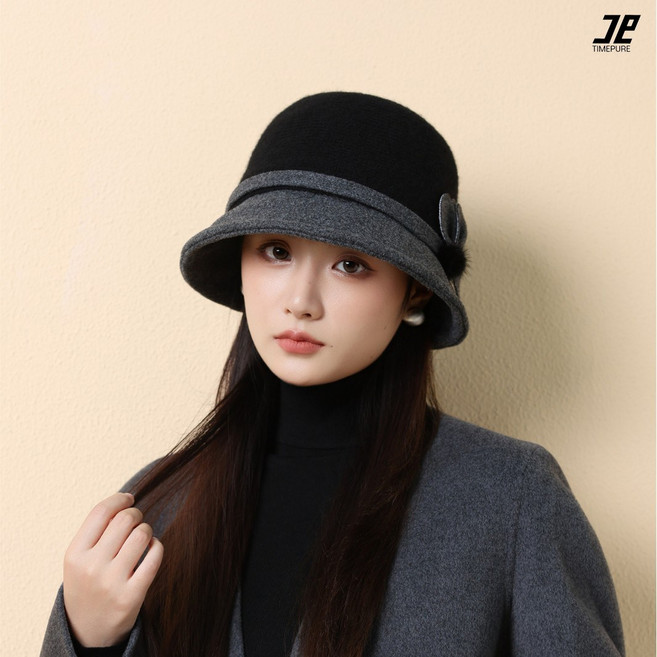 여성모자 엄마 중년여성 할머니 버킷햇 선물용 모던 울벙거지 모자 가을 겨울 보온 모자