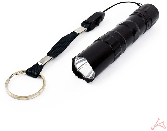 고휘도 LED 휴대용 미니 충전식 손전등 pda*481Bc, 1개