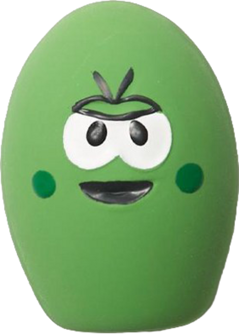 클라우더 강아지 장난감 라텍스 달걀 만득이 공, 초록, 1개