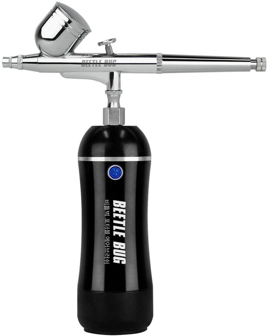 비틀벅 포터블 에어브러쉬 BBP-001 충전식 휴대용 콤프 프라모델 도색, 1개