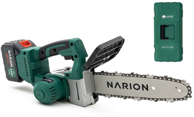 나리온 무선충전식 10인치 전기톱, 배터리 1개, 1개