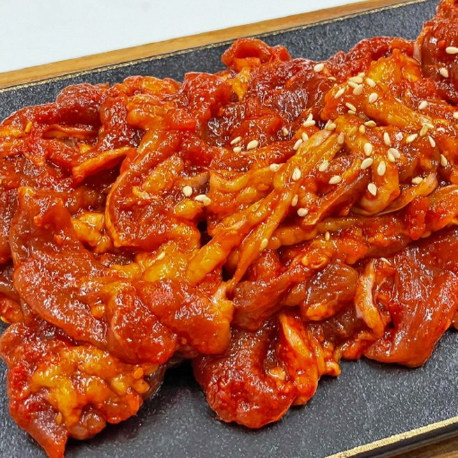 혜문잡화상점 고추장 오리주물럭 오리불고기 300g 오리불고기양념 오리생고기 오리로스구이 오리고기밀키트 생오리