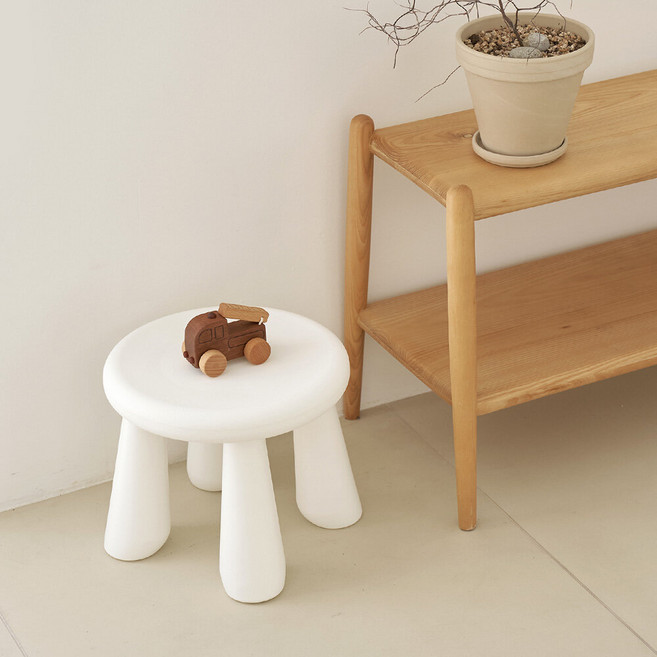 아이팜 이지두잉 유아스툴 어린이 의자, 화이트