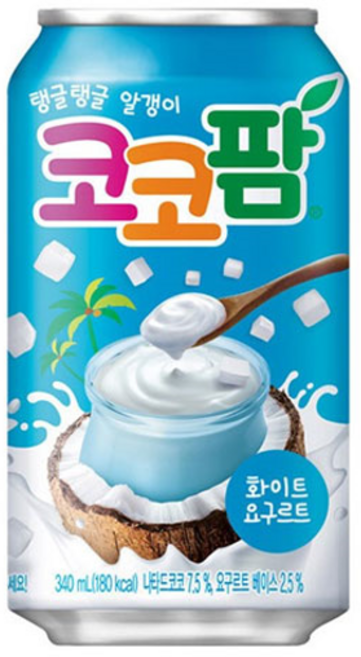 해태음료 코코팜 화이트요구르트 340ml, 12개