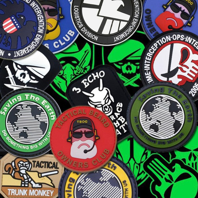 고무패치 벨크로 PVC 야광 장식 와펜 케릭터 수선 (wtp32)