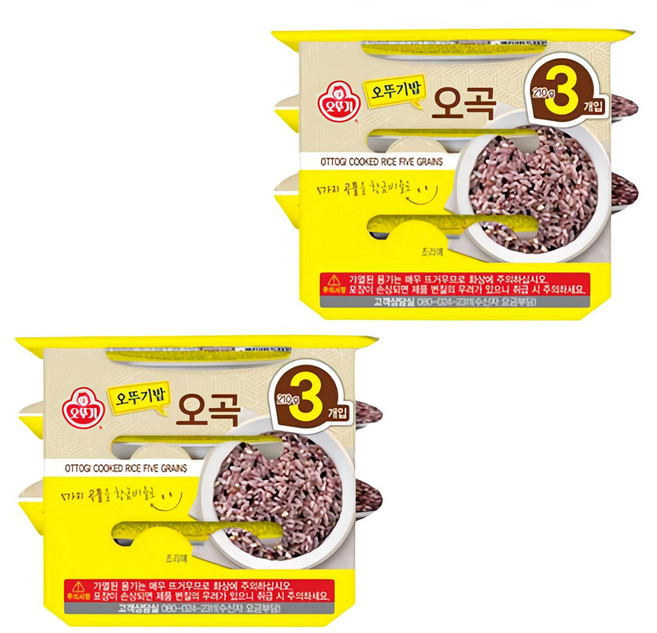 OTOKI 不倒翁 即食五穀飯, 210g, 6入