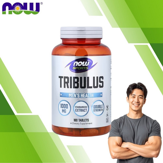 나우푸드 트리뷸러스 남가새 트리블러스 추출물 1000mg 180정, 1개